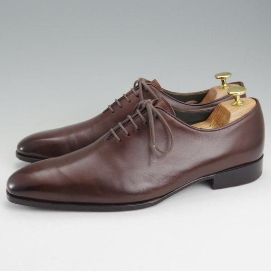 極上★FUGASHIN/フウガシン SIZE 8.5【ホールカット★FG1482/濃茶】カーフ/メンズ★m660