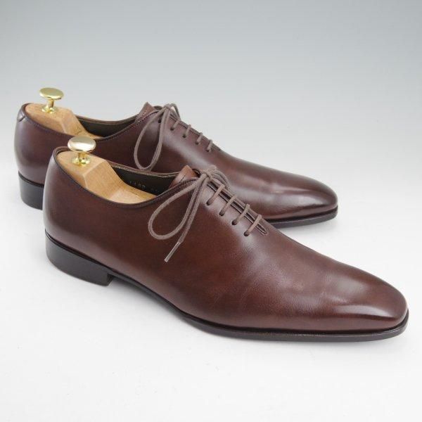 極上★FUGASHIN/フウガシン SIZE 8.5【ホールカット★FG1482/濃茶】カーフ/メンズ★m660