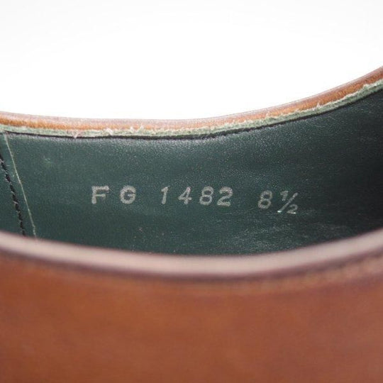 極上★FUGASHIN/フウガシン SIZE 8.5【ホールカット★FG1482/濃茶】カーフ/メンズ★m660