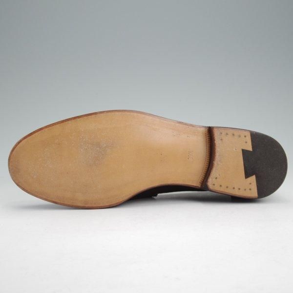 ほぼ試着程度★(伊)F.LLIジャコメッティ SIZE 39.5【定価￥103,400-★(英)C.F.ステッド社のスーパーバック/FG254】ローファー/濃茶★m664
