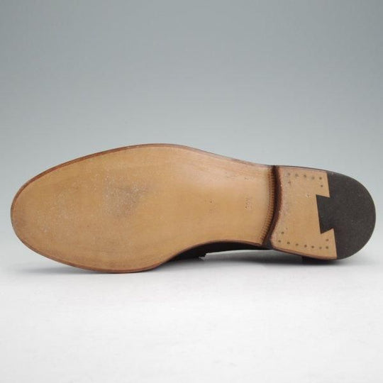 ほぼ試着程度★(伊)F.LLIジャコメッティ SIZE 39.5【定価￥103,400-★(英)C.F.ステッド社のスーパーバック/FG254】ローファー/濃茶★m664