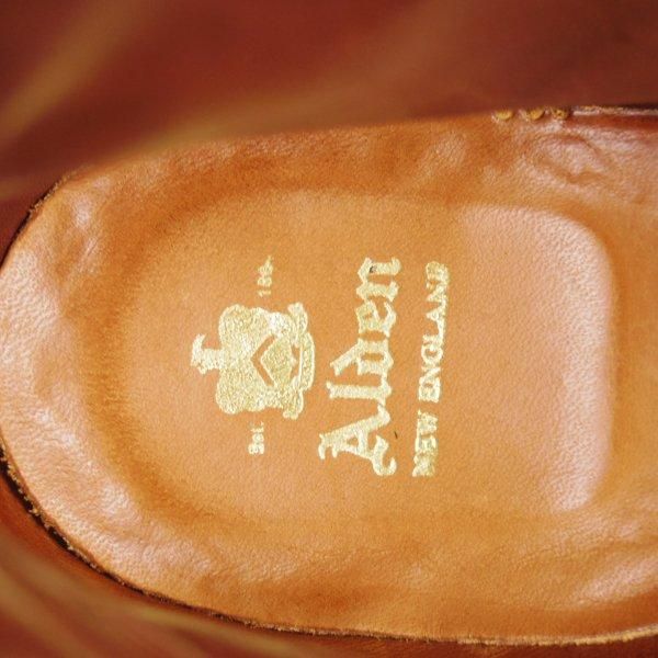 美品★オールデン 7.5D【貴重★A'r柳橋3周年記念モデル(アナトミカ系列)/モディファイドラスト/インディーブーツ】N0905H/濃茶/ALDEN★m666