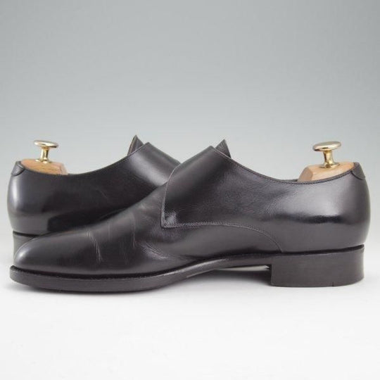 極上★三陽山長 SIZE 7【定価￥80,300-★修一郎/モンクストラップ】R2010ラスト/カーフ/黒/メンズ/SHUICHIRO/Sanyo Yamacho★m686