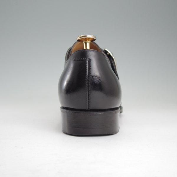 極上★三陽山長 SIZE 7【定価￥80,300-★修一郎/モンクストラップ】R2010ラスト/カーフ/黒/メンズ/SHUICHIRO/Sanyo Yamacho★m686