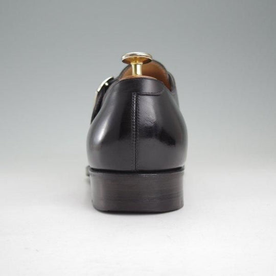 極上★三陽山長 SIZE 7【定価￥80,300-★修一郎/モンクストラップ】R2010ラスト/カーフ/黒/メンズ/SHUICHIRO/Sanyo Yamacho★m686