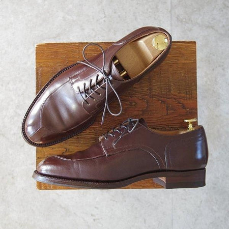 極美品★Arch Kerry/アーチケリー 5.5D【定価￥85,800-★Vチップ/アルゴンキン/31421】スプリットラスト/カーフ/濃茶/メンズ★m687