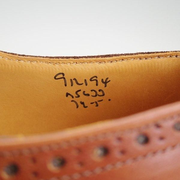 美品★トリッカーズ SIZE 7.5【定価￥121,000-★ネペンテス別注/クレイジーパターンのBOURTON】バートン/濃茶×茶/Tricker's★m688