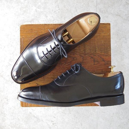 ★チャーチ 75F/UK7.5【定価￥176,000-★コンサル/CONSUL】173ラスト/ストレートチップ/黒/メンズ/Church's★m690