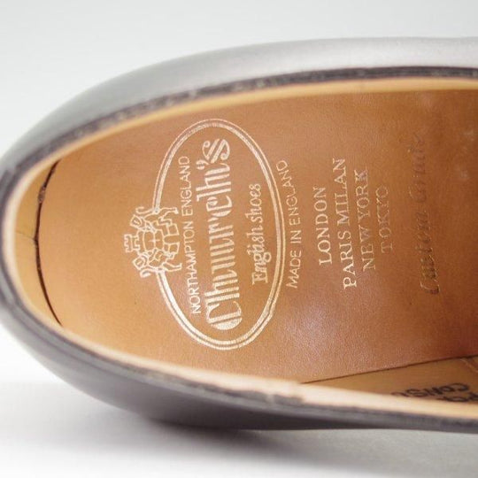 ★チャーチ 75F/UK7.5【定価￥176,000-★コンサル/CONSUL】173ラスト/ストレートチップ/黒/メンズ/Church's★m690