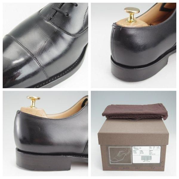 ★チャーチ 75F/UK7.5【定価￥176,000-★コンサル/CONSUL】173ラスト/ストレートチップ/黒/メンズ/Church's★m690