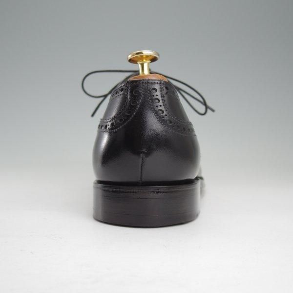 極美品★(英)チーニー 8.5E【定価￥92,400-★FRANCIS/フランシス/6184ラスト】セミブローグ/カーフ/黒/メンズ/CHEANEY★m692