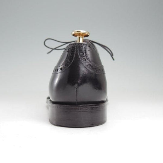極美品★(英)チーニー 8.5E【定価￥92,400-★FRANCIS/フランシス/6184ラスト】セミブローグ/カーフ/黒/メンズ/CHEANEY★m692
