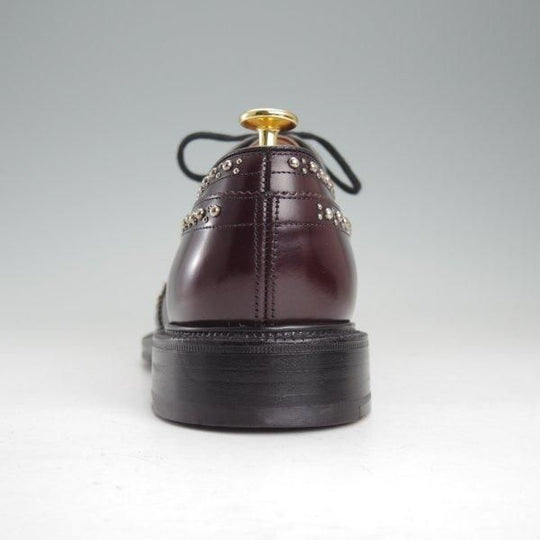 極美品★チャーチ 75F/UK7.5【現行定価20万円以上★GRAFTON MET/グラフトン/スタッズ】173ラスト/フルブローグ/赤茶/Church's★m695