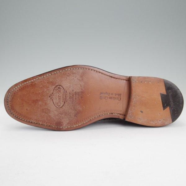 極美品★チャーチ 75F/UK7.5【現行定価20万円以上★GRAFTON MET/グラフトン/スタッズ】173ラスト/フルブローグ/赤茶/Church's★m695
