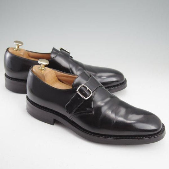 極美品★チャーチ 70F/UK7【現行定価￥158,400-★ダイナイトソール仕様/BECKET/173ラスト】モンクストラップ/黒/メンズ/Church's★m698
