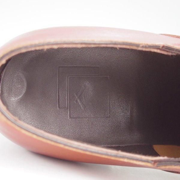 極美品★三陽山長 SIZE 7【現行定価9万円程度★伸之介/R309ラスト】サイドエラスティック/カーフ/茶/SHINNOSUKE/Sanyo Yamacho★m699