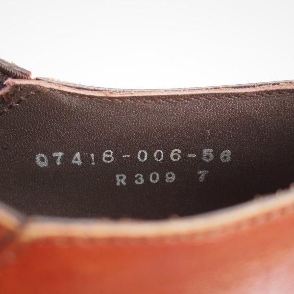 極美品★三陽山長 SIZE 7【現行定価9万円程度★伸之介/R309ラスト】サイドエラスティック/カーフ/茶/SHINNOSUKE/Sanyo Yamacho★m699