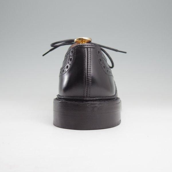 極美品★トリッカーズ SIZE 7.5【定価￥121,000-★BOURTON/バートン】M5633/フルブローグ/カントリーシューズ/黒/Tricker's★m701