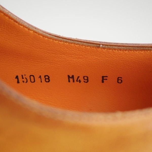 ★(伊)サントーニ SIZE 6【Vフロント★15018/プレーントゥ】カーフ/茶/メンズ/Santoni★m702