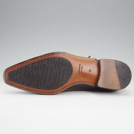 極美品★(スペイン製)マグナーニ SIZE 39【定価￥80,300-★オパンケ/ボロネーゼ製法】15024/サイドレースシューズ/紺/MAGNANNI★m703