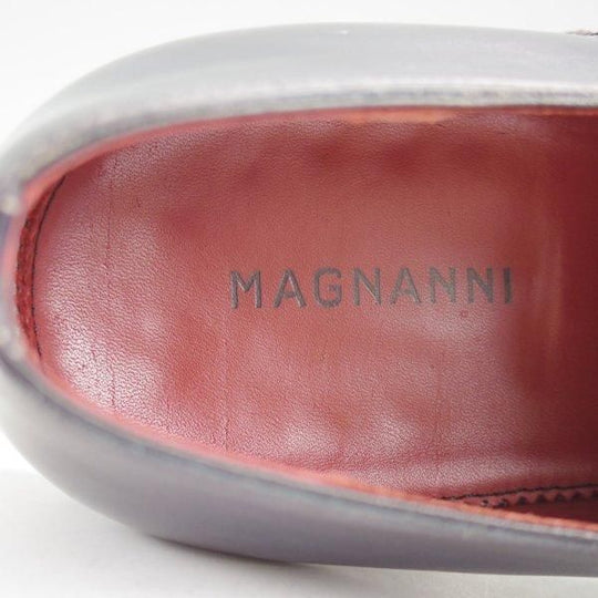 極美品★(スペイン製)マグナーニ SIZE 39【定価￥80,300-★オパンケ/ボロネーゼ製法】15024/サイドレースシューズ/紺/MAGNANNI★m703