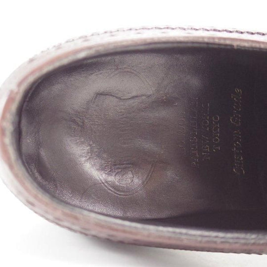 極上★チャーチ 75F/UK7.5【★ロングウイング/155ラスト】カーフ/EBONY/エボニー/濃茶/メンズ/Church's★m706