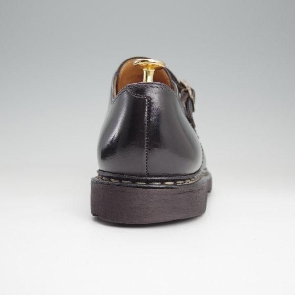 極上★パラブーツ SIZE 7.5【定価￥96,800-★ウィリアム/WILLIAM】マルシェソール/ダブルモンク/リスレザー/黒/メンズ/Paraboot★m707