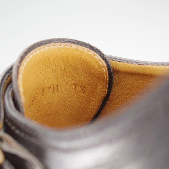 極上★パラブーツ SIZE 7.5【定価￥96,800-★ウィリアム/WILLIAM】マルシェソール/ダブルモンク/リスレザー/黒/メンズ/Paraboot★m707