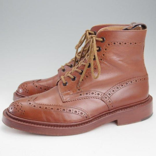 美品★トリッカーズ SIZE 6.5【定価￥132,000-★STOW/マロンアンティーク】5634/ストウ/カントリーブーツ/茶/メンズ/Tricker's★m714