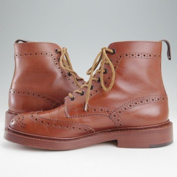 美品★トリッカーズ SIZE 6.5【定価￥132,000-★STOW/マロンアンティーク】5634/ストウ/カントリーブーツ/茶/メンズ/Tricker's★m714