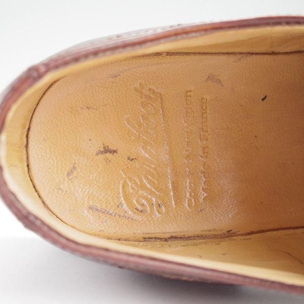 極上★パラブーツ SIZE 7【定価￥96,800-★シャンボード/CHAMBORD】CAFE/カフェ/リスレザー/TEXソール/Uチップ/濃茶/Paraboot★m715