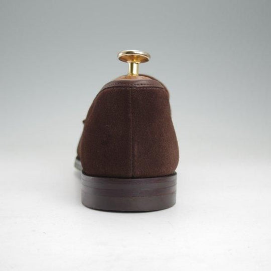 極美品★クロケット&ジョーンズ 6.5E【現行定価10万円以上★RICHMOND 2/376ラスト】コインローファー/濃茶/メンズ/Crockett&Jones★m717