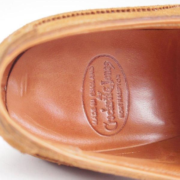 極上★クロケット&ジョーンズ 6D【ハンドグレードライン★セミブローグ/EDMUND】スエード/TABACCO/茶/メンズ/Crockett&Jones★m718