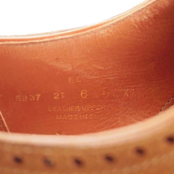 極上★クロケット&ジョーンズ 6D【ハンドグレードライン★セミブローグ/EDMUND】スエード/TABACCO/茶/メンズ/Crockett&Jones★m718