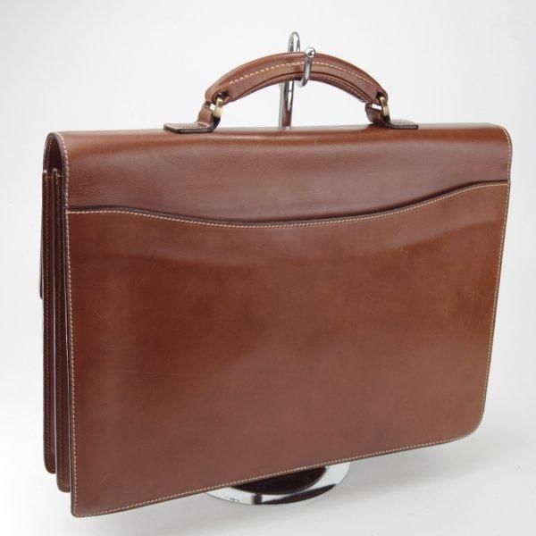 極上★ダンヒル/dunhill【英国製★MADE IN ENGLAND/ブリーフケース】レザー/メンズ/ビジネス/バッグ/茶/革/鞄★N5957