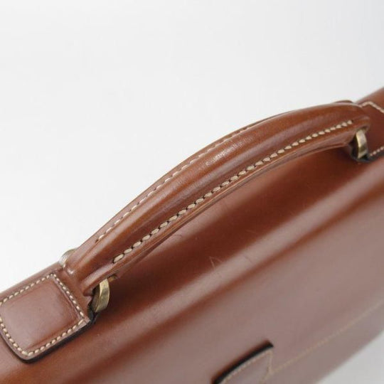 極上★ダンヒル/dunhill【英国製★MADE IN ENGLAND/ブリーフケース】レザー/メンズ/ビジネス/バッグ/茶/革/鞄★N5957