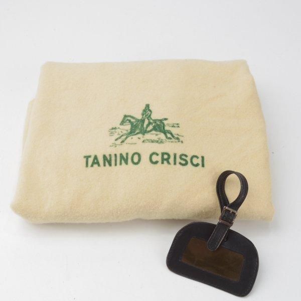 ★(伊)タニノクリスチー/TANINO CRISCI【貴重★レザー/アタッシュケース】メンズ/ビジネス/バッグ/ブリーフケース/黒/革/鞄★N5958