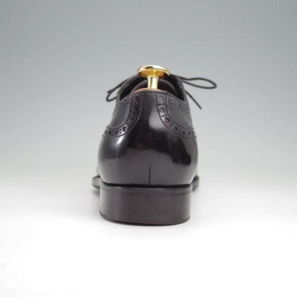 極上★(伊)ジンターラ SIZE 6【販売時価格￥262,500-★ハンドソーンウェルテッド製法/FRANK】67Rラスト/セミブローグ/黒/ZINTALA★m723