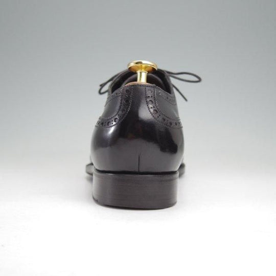 極上★(伊)ジンターラ SIZE 6【販売時価格￥262,500-★ハンドソーンウェルテッド製法/FRANK】67Rラスト/セミブローグ/黒/ZINTALA★m723