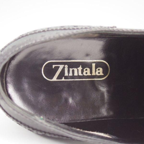 極上★(伊)ジンターラ SIZE 6【販売時価格￥262,500-★ハンドソーンウェルテッド製法/FRANK】67Rラスト/セミブローグ/黒/ZINTALA★m723