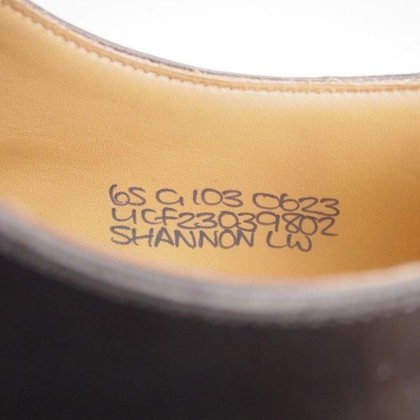 極美品★チャーチ 65G/UK6.5【定価￥181,500-★ライトウェイトソール仕様/シャノン/SHANNON】103ラスト/プレーントゥ/黒/Church's★m725
