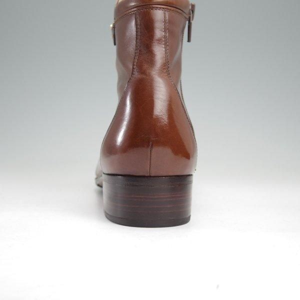 極上★(伊)タニノクリスチー SIZE 5.5【定価15万円以上★サイドジップブーツ】カーフ/茶/メンズ/TANINO CRISCI★m728