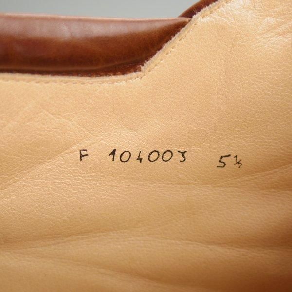 極上★(伊)タニノクリスチー SIZE 5.5【定価15万円以上★サイドジップブーツ】カーフ/茶/メンズ/TANINO CRISCI★m728