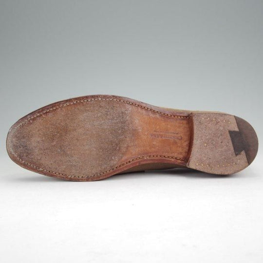 極上★クロケット&ジョーンズ 5E【現行定価10万円以上★ビームスF別注/CAMDEN】366ラスト/コインローファー/スエード/Crockett&Jones★m729