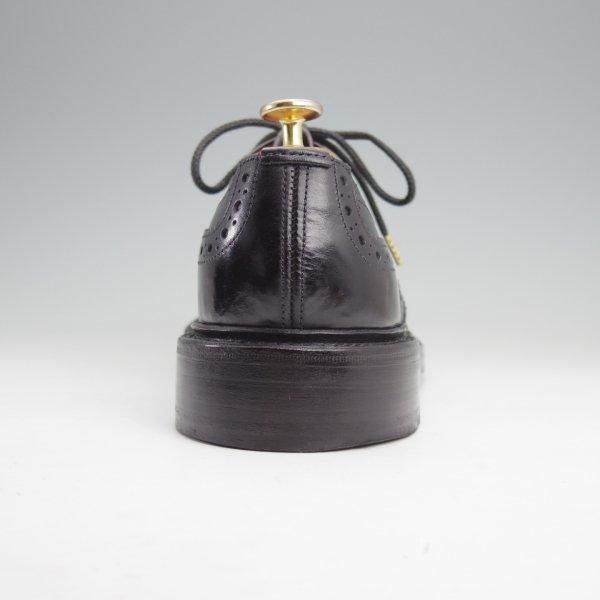 極美品★トリッカーズ SIZE 8.5【定価￥121,000-★BOURTON/バートン】M5633/フルブローグ/カントリーシューズ/黒/Tricker's★m731