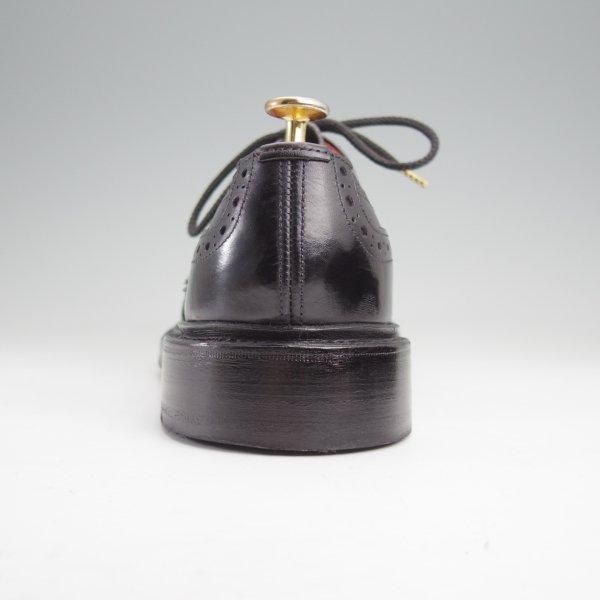 極美品★トリッカーズ SIZE 8.5【定価￥121,000-★BOURTON/バートン】M5633/フルブローグ/カントリーシューズ/黒/Tricker's★m731