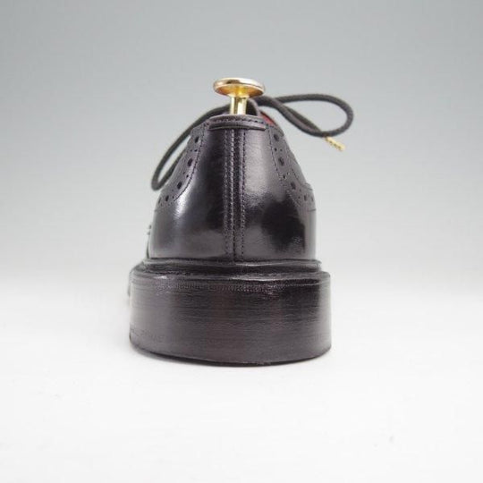 極美品★トリッカーズ SIZE 8.5【定価￥121,000-★BOURTON/バートン】M5633/フルブローグ/カントリーシューズ/黒/Tricker's★m731