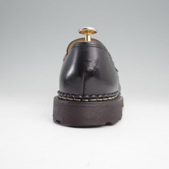 極上★パラブーツ SIZE 6【定価￥94,600-★ランス/REIMS】コインローファー/リスレザー/NOIR/黒/メンズ/Paraboot★m732