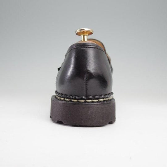 極上★パラブーツ SIZE 6【定価￥94,600-★ランス/REIMS】コインローファー/リスレザー/NOIR/黒/メンズ/Paraboot★m732