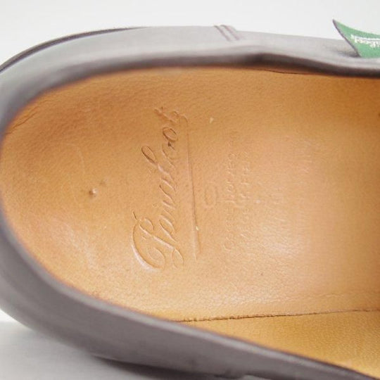 極上★パラブーツ SIZE 6【定価￥94,600-★ランス/REIMS】コインローファー/リスレザー/NOIR/黒/メンズ/Paraboot★m732